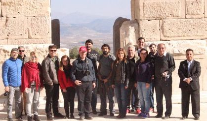 Basın geziyor bölge tanıtılıyor